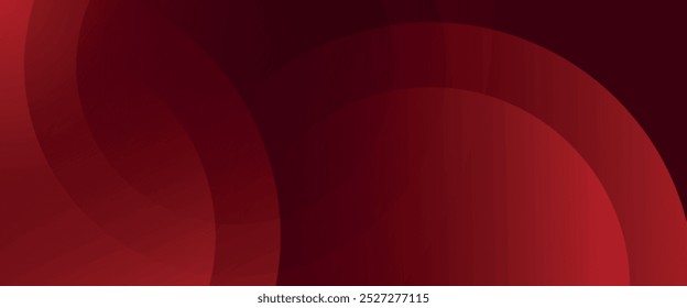Abstract red background with circles. Applicable for gift card, Poster on wall poster template, EPS 10