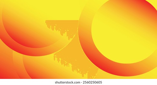 Abstract red background with circles. Applicable for gift card, Poster on wall poster template, EPS 10