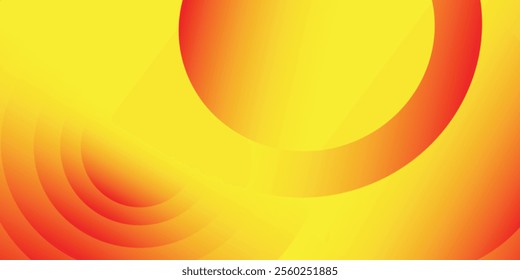 Abstract red background with circles. Applicable for gift card, Poster on wall poster template, EPS 10