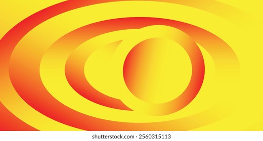 Abstract red background with circles. Applicable for gift card, Poster on wall poster template, EPS 10