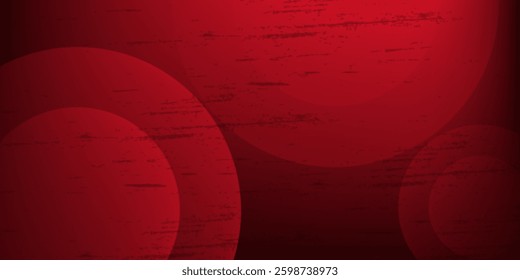 Abstract red background with circles.  Applicable for gift card, Poster on wall poster template, EPS 10