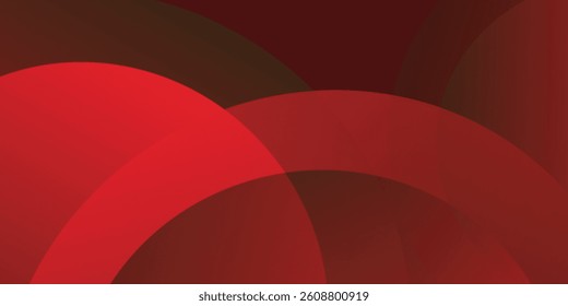 Abstract red background with circles. Applicable for gift cards, Posters on wall posters, EPS 10