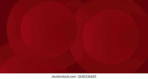 Abstractas fondo rojo con círculos.  Aplicable para la Tarjeta de regalo, cartel en la Plantilla del cartel de la pared, EPS 10
