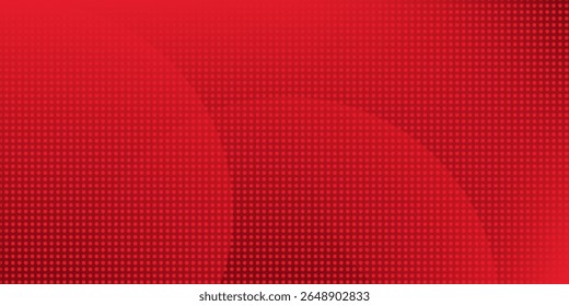 Abstract red background with circles. Applicable for gift cards, Posters on wall posters, EPS 10