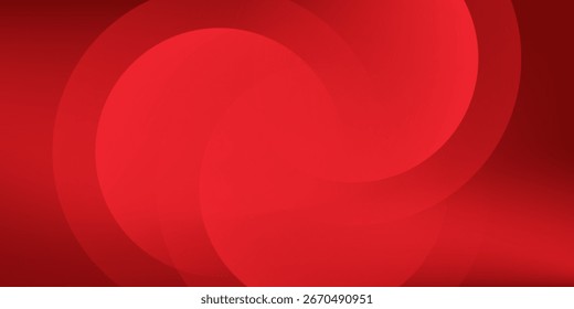 Abstract red background with circles.  Applicable for gift card, Poster on wall poster template, EPS 10