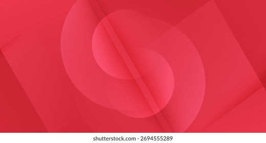 Abstractas fondo rojo con círculos. Aplicable para la Tarjeta de regalo, cartel en el Anuncio del cartel de la pared moderno