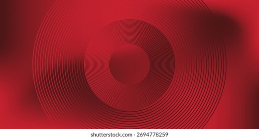 Abstractas fondo rojo con círculos. Aplicable para la Tarjeta de regalo, cartel en el Anuncio del cartel de la pared moderno. Fondo abstracto rojo con Formas dinámicas composición simple

