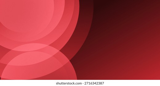 Abstractas fondo rojo con círculos. Aplicable para la Tarjeta de regalo simple