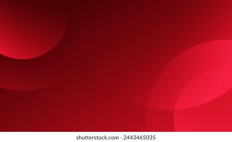 Abstract red background with circles. Dynamic shapes composition. Creative illustration for poster, web, landing, cover, greeting, EPS 10