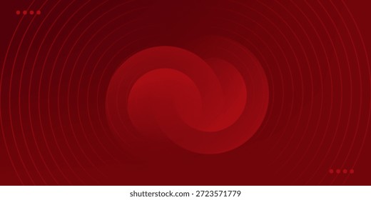 Fondo rojo abstracto con círculos rojos. composición de Formas dinámicas y Elementos. diseño moderno en EPS10.	
