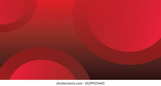 Abstract red background with circles. EPS 10