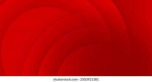 Abstract red background with red circles. vector illustration