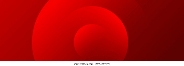 Abstract red background with red circles wave background. Modern, web
