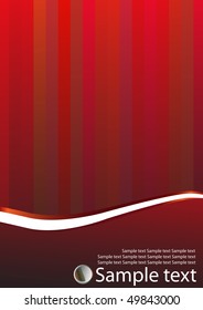 Abstract red background. Clip-art