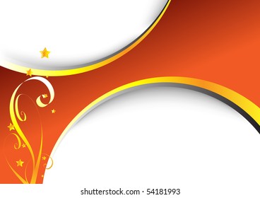 Abstract Red Background. Clip-art