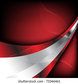 Abstract red background. Clip-art