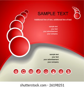 abstract red background with copy space, vector - Powered by Shutterstock - Get 15% off with code: PIKWIZARD15