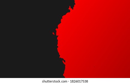 abstrakter roter Hintergrund, kreativer abstrakter Grunge-Banner, blutiger Landing-Page-Konzept, Vektorgrafik