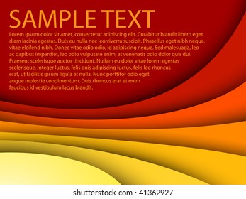 Abstract red background with custom text