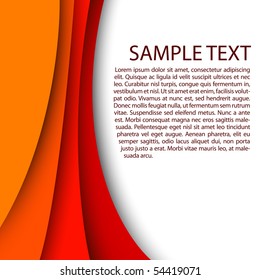 Abstract red background with custom text copy space