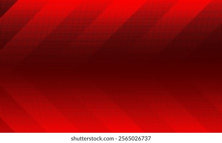 Abstract red background design featuring a gradient with diagonal elements and a dotted pattern. This vibrant composition conveys energy, modernity, and sleek aesthetics.