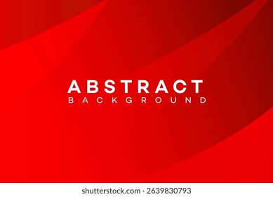 Abstract Red Background Design Gradient, Curves, Modern Style
