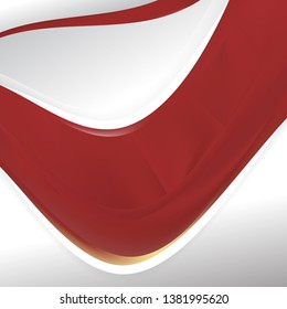 Abstract Red Background Design Template