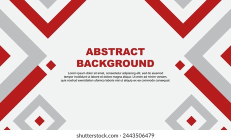 Plantilla de diseño de fondo rojo abstracto. Banner Wallpaper Vector Ilustración. Plantilla roja