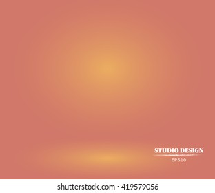 Abstract Red background design,studio,room, web template ,Business report with smooth circle gradient color. Vector Illustration