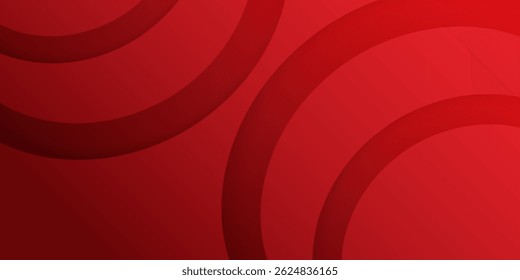 Abstrakter roter Hintergrund mit diagonal geschichteten Streifen und subtiler Farbverlauf-Beleuchtung. modernes Trenddesign in Vektorgrafik
