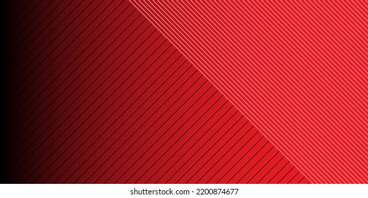Abstract red background with diagonal lines. Modern dark red abstract vector texture.