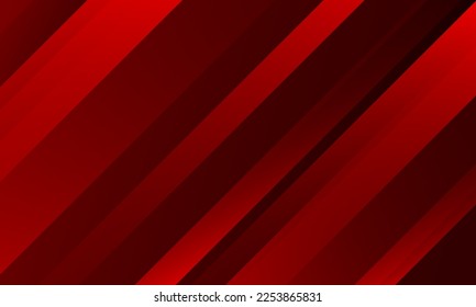Abstract red background with diagonal lines. Vector illustration