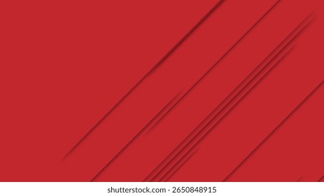 Abstract Red Background with Diagonal Lines