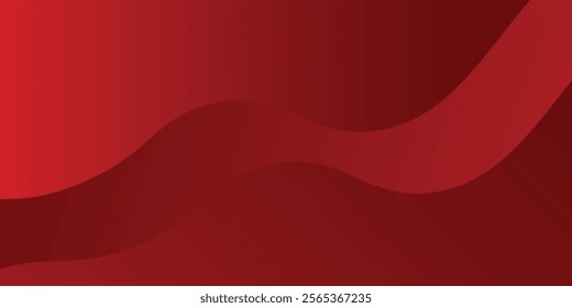 Abstract red background with dynamic shapes simple