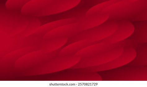 Abstract red background. Red background with dynamic shapes composition. Vector illustration.