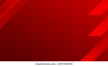Abstract red background. Dynamic sound wave. Design element. Vector illustration
