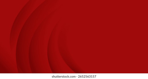 Abstractas fondo rojo. Onda de sonido dinámica. Elemento de diseño. Ilustración vectorial