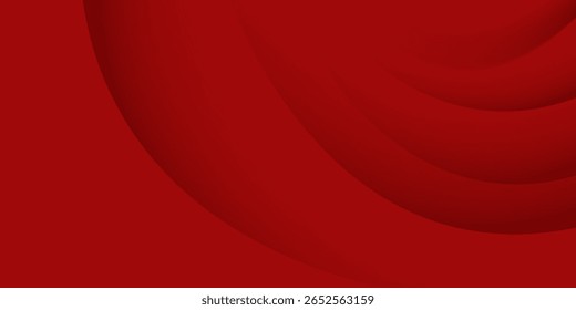 Abstract red background. Dynamic sound wave. Design element. Vector illustration