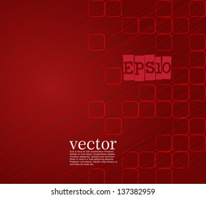 Abstract red background - eps 10 vector illustration