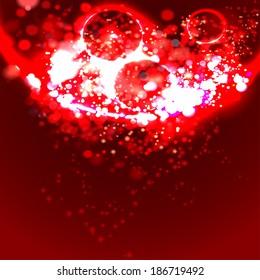 Abstract red background EPS 10 vector illustration.