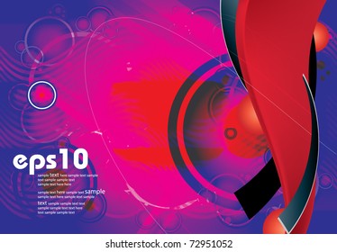 Abstract red background - eps 10 vector illustration