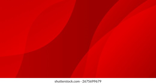 Fondo rojo Abstractas con Formas onduladas en vibrantes tonos.eps10