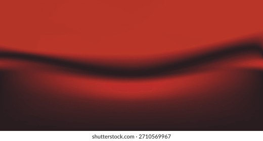 abstract red background with flowing waves