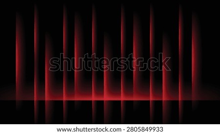 abstract red background with futuristic laser light decoration