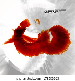 Abstract red background, futuristic vector illustration eps10