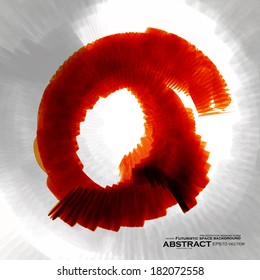 Abstract red background, futuristic vector illustration eps10