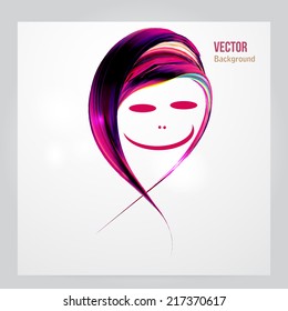 Abstract red background futuristic wavy vector illustration eps10. Business wave corporate background, flyer, brochure design template