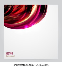 Abstract red background futuristic wavy vector illustration eps10. Business wave corporate background, flyer, brochure design template