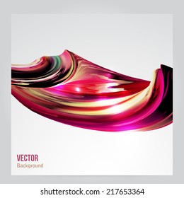 Abstract red background futuristic wavy vector illustration eps10. Business wave corporate background, flyer, brochure design template
