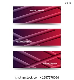 abstract red background geometric for banner, web, flyer, brochure – vector